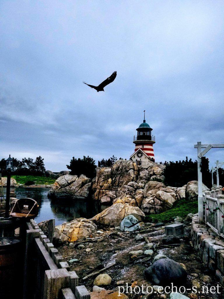 東京ディズニーシー ケープコッド ハリケーンポイント ライトハウス 風景 響鳴写真館