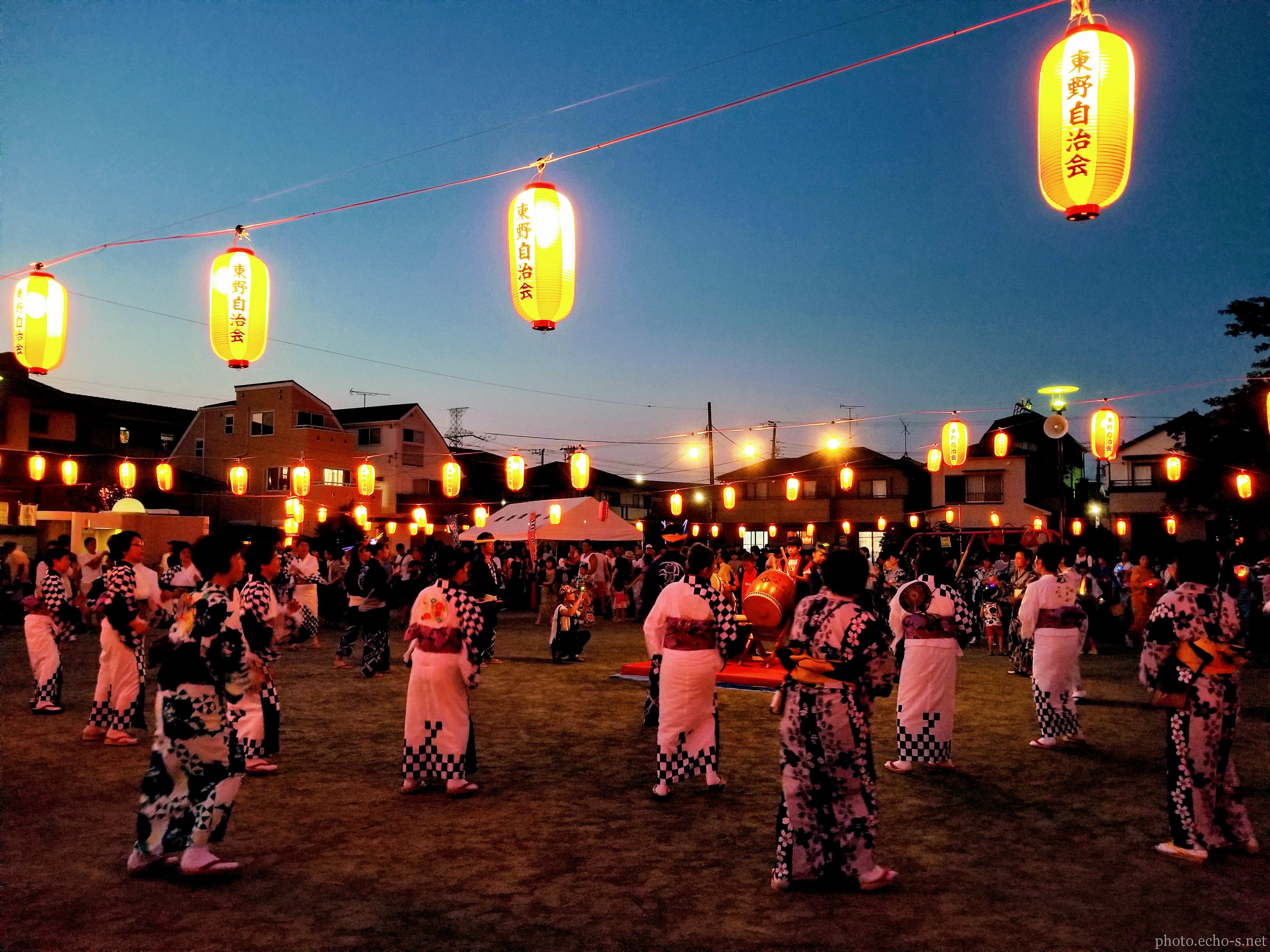 新浦安 東野北街区公園 納涼盆踊り大会