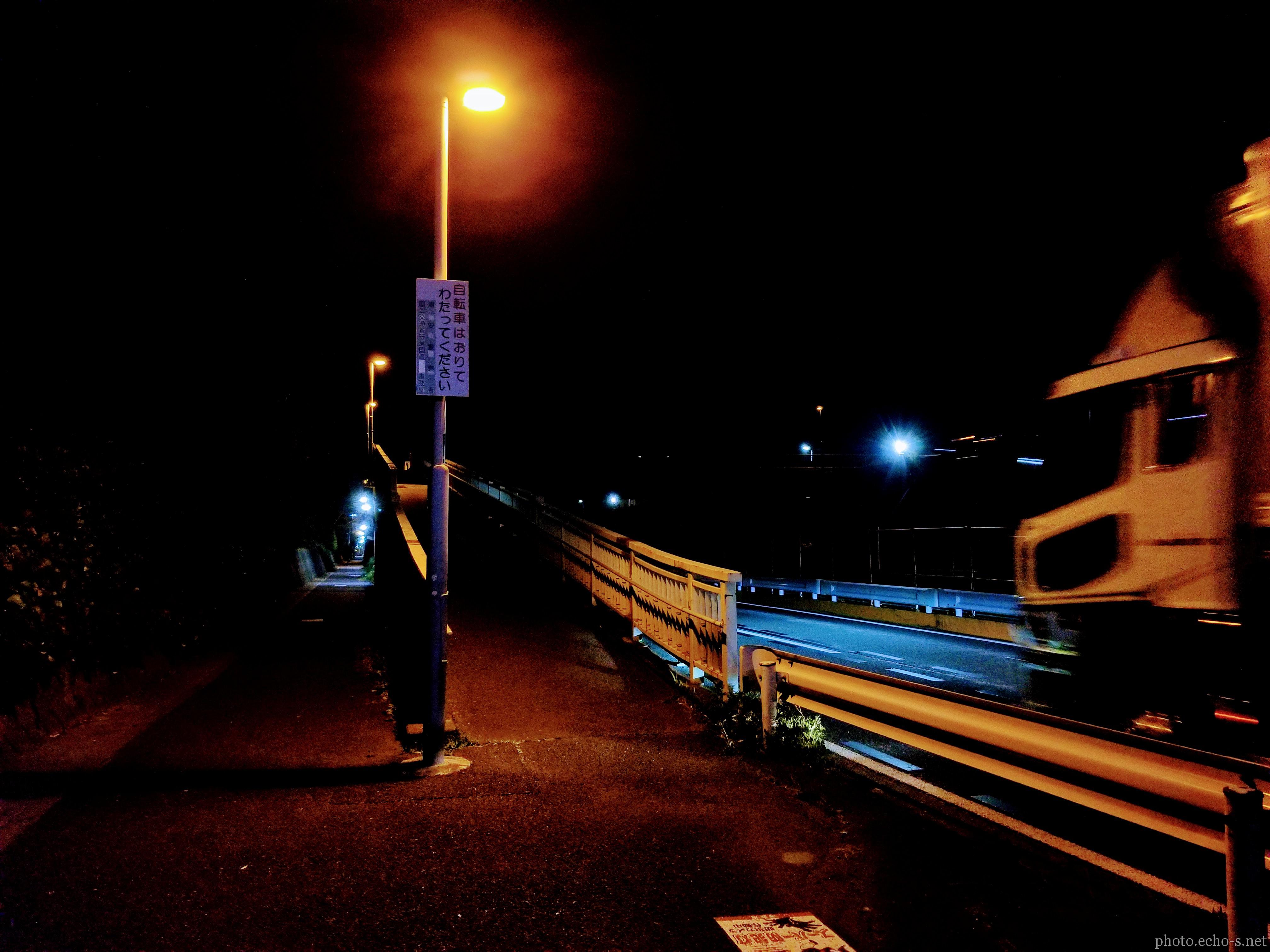 新浦安 弁天 湾岸通り沿い 夜