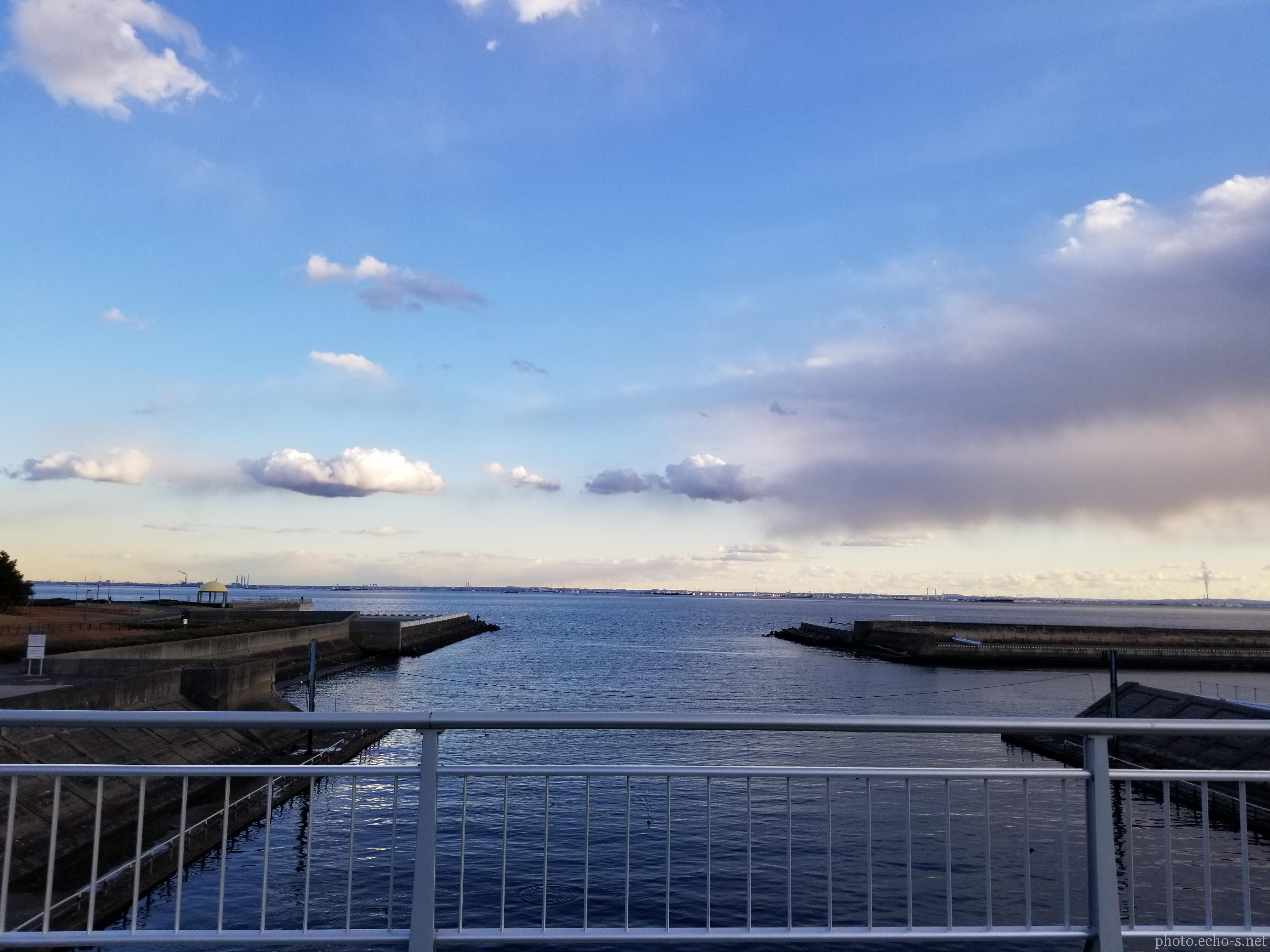 新浦安 明海 高洲 東京湾 日の出橋からの眺め